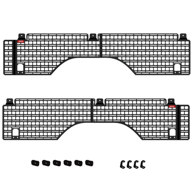 BUILTRIGHT Bedside Rack System - Full 4pc Kit | 6'7" 2014-2018 GM Sierra / Silverado 1500