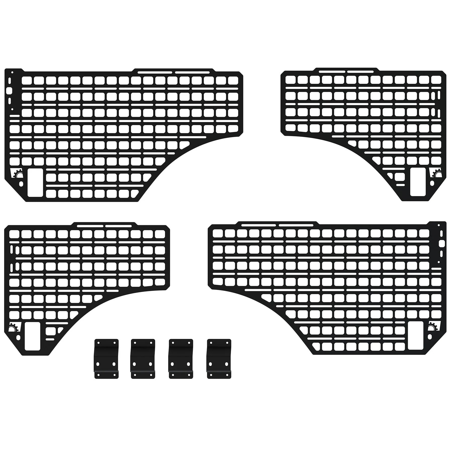 Built Right Complete 4pc Bedside Rack System for 2009-2018 Ram 1500