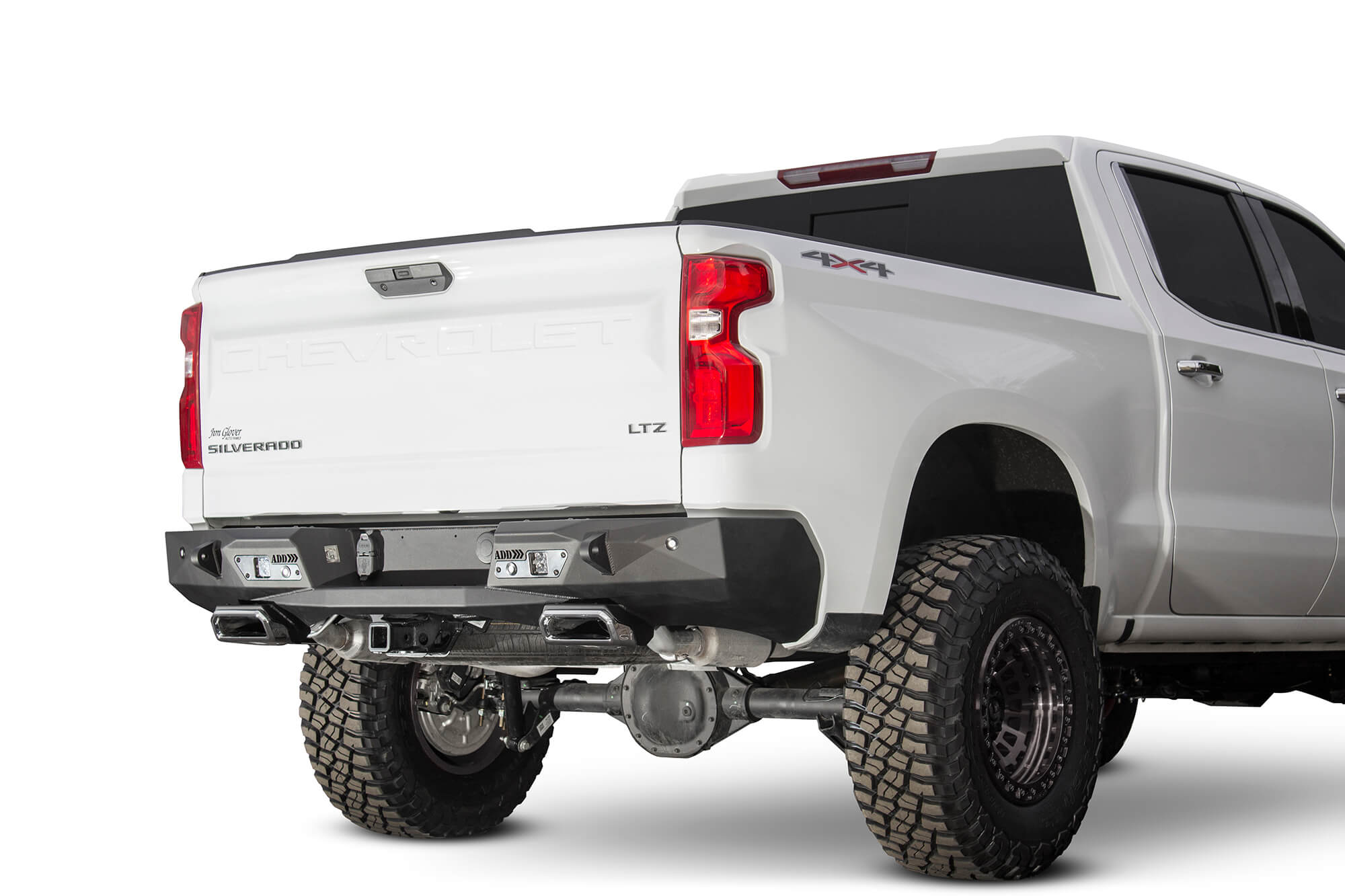 2019-2021 Chevy/GMC 1500 Stealth Fighter Rear Bumper w/ Exhaust Tips