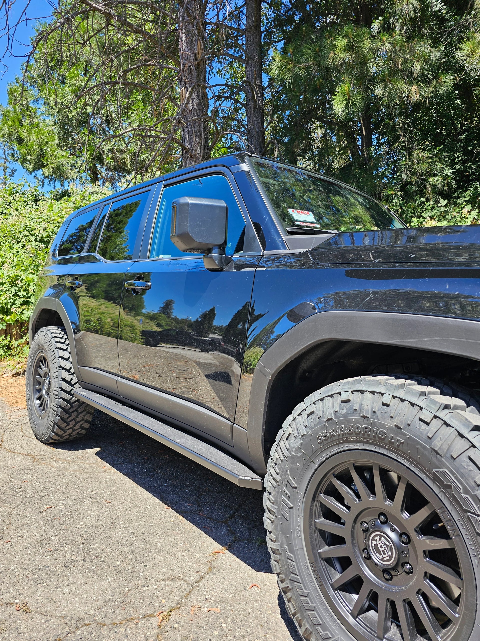 Dissent Off-Road Step Sliders for 2024+ Toyota Land Cruiser