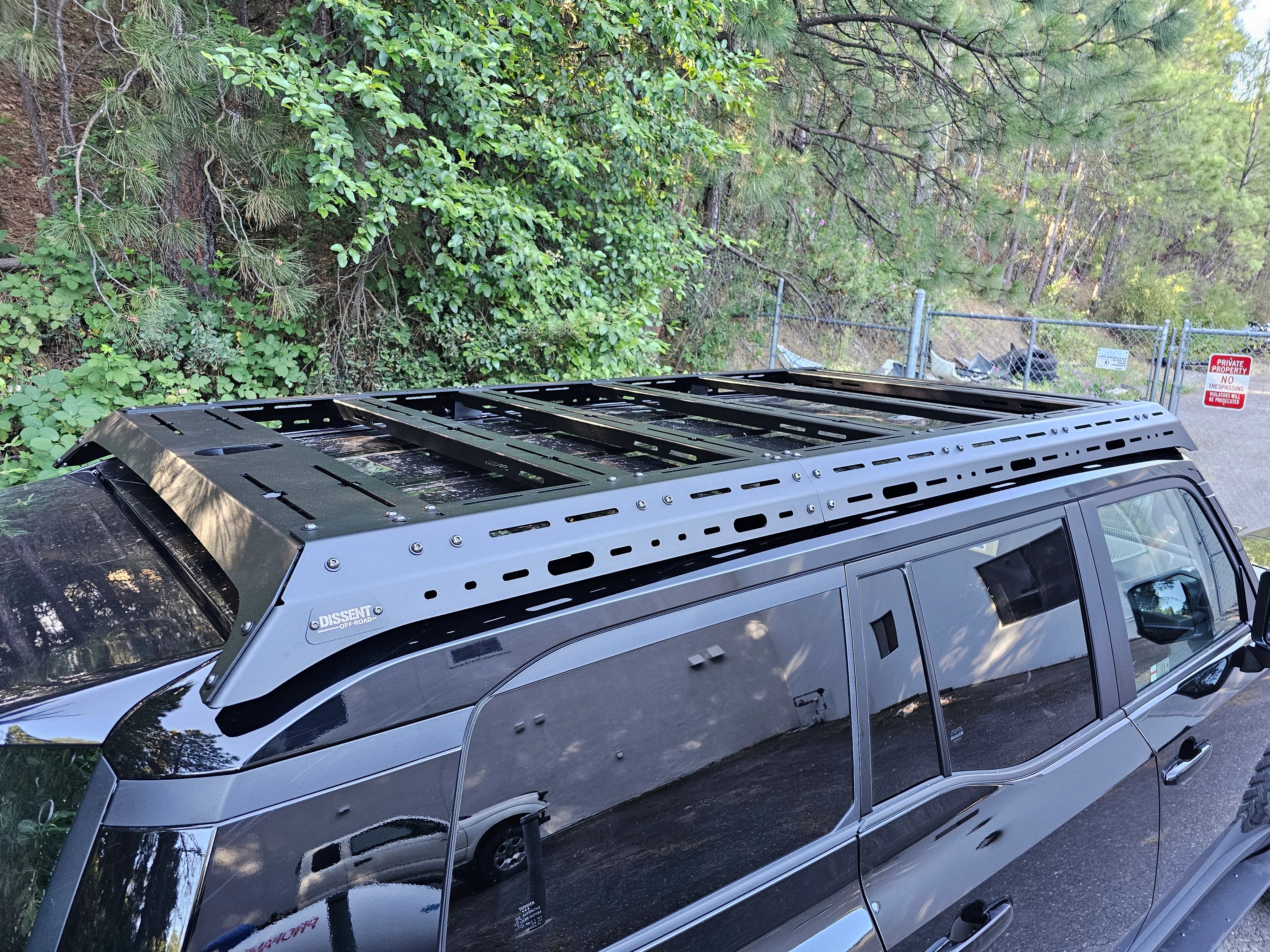 Dissent Off-Road Aluminum Roof Rack for 2024+ Toyota Land Cruiser