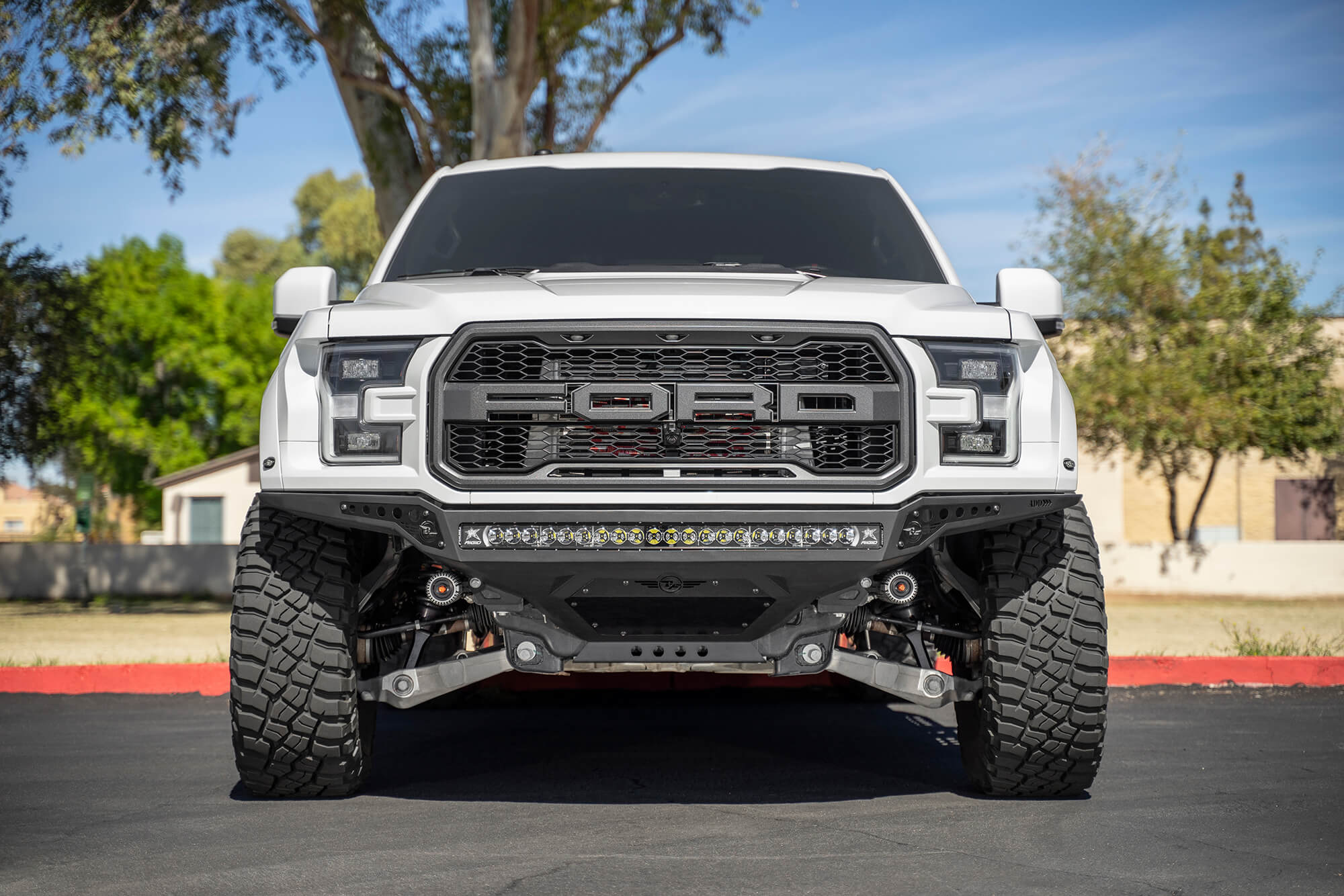 2017-2020 Ford Raptor Rock Fighter Frame Cut Front Bumper | Heritage