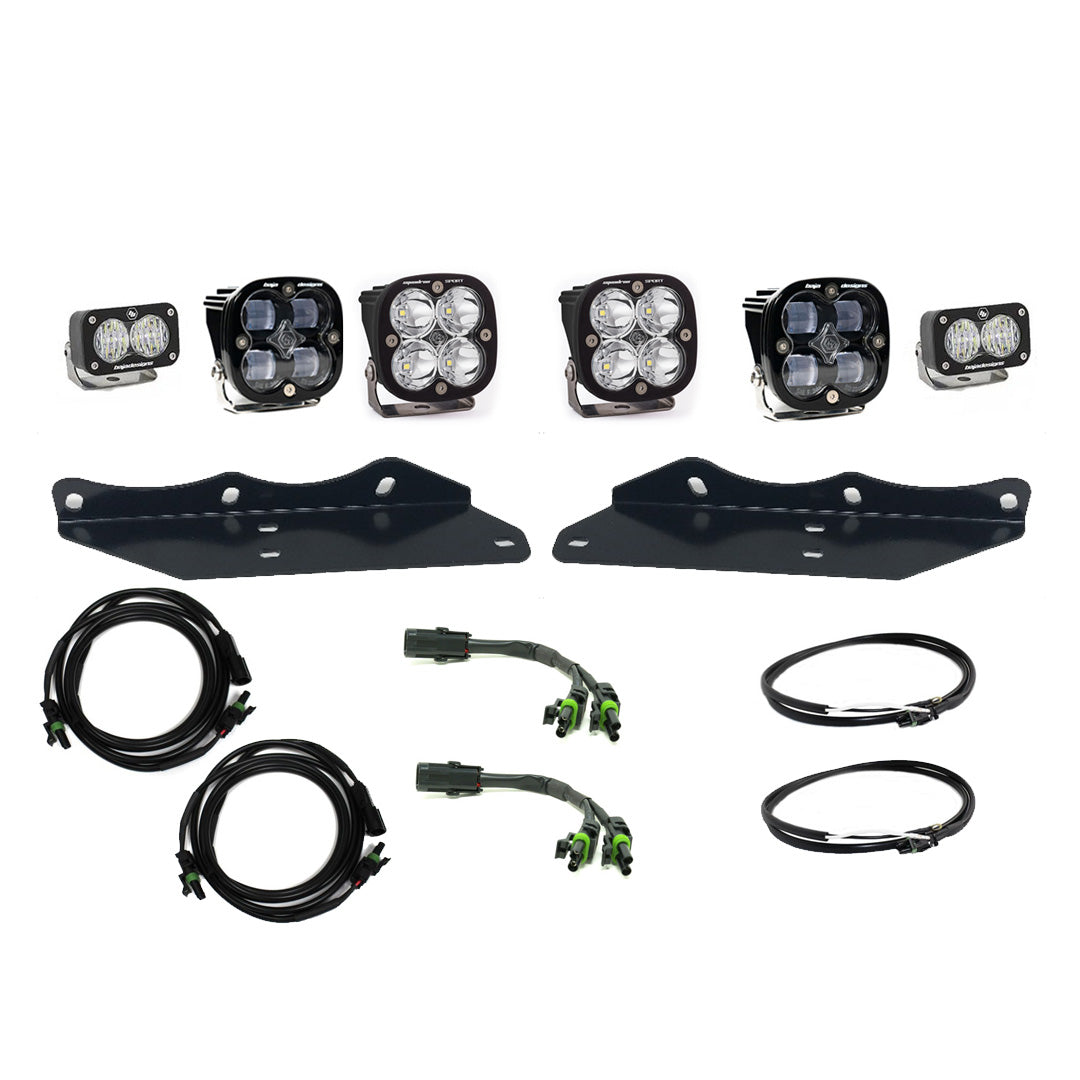 Raptor Fog Light Kit 17-18 F-150 Raptor Fog Pocket Kit SAE Sportsmen Baja Designs