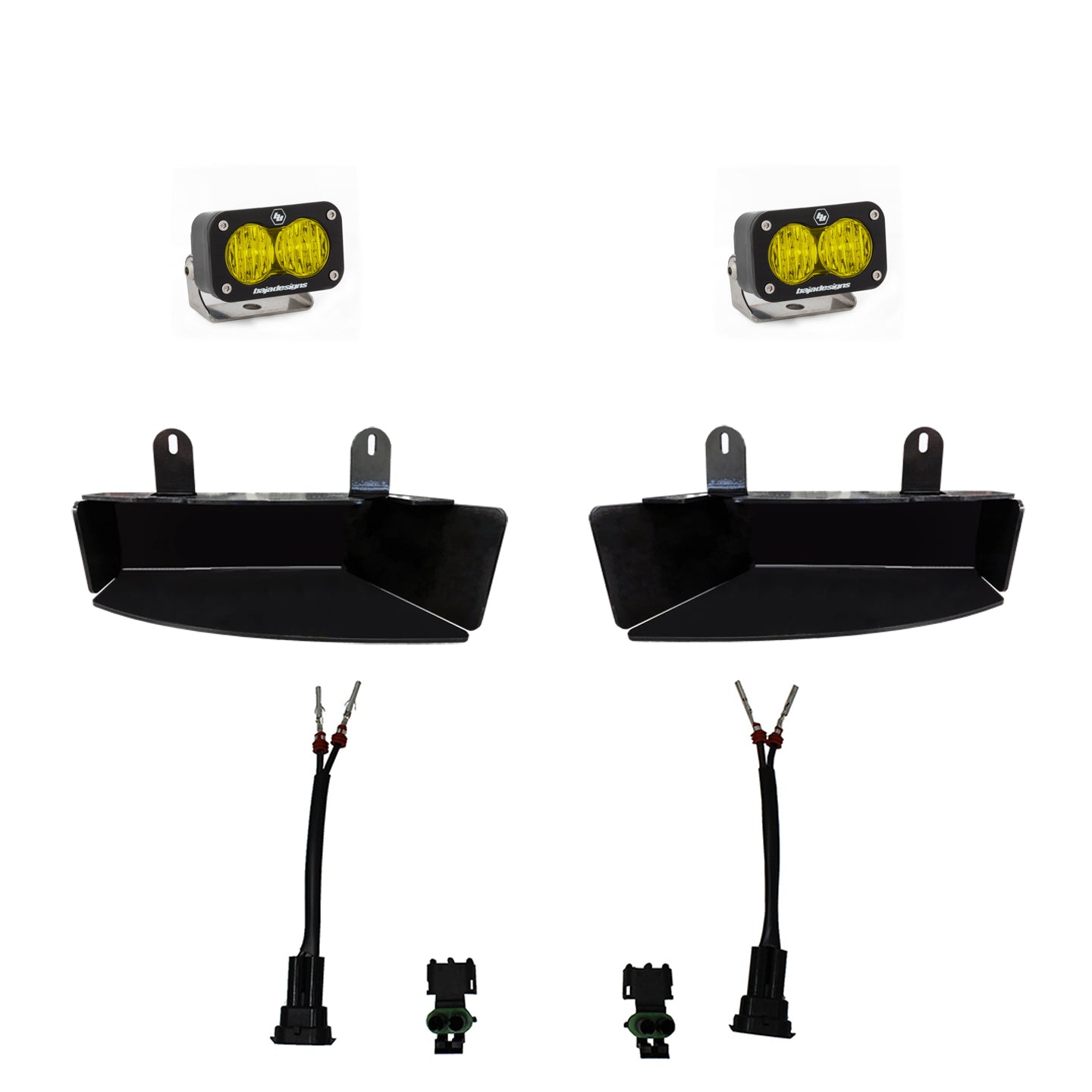 Dodge Ram Light Kit For Ram 2500/3500 19-On FPK S2 Sport W/C Amber Baja Designs