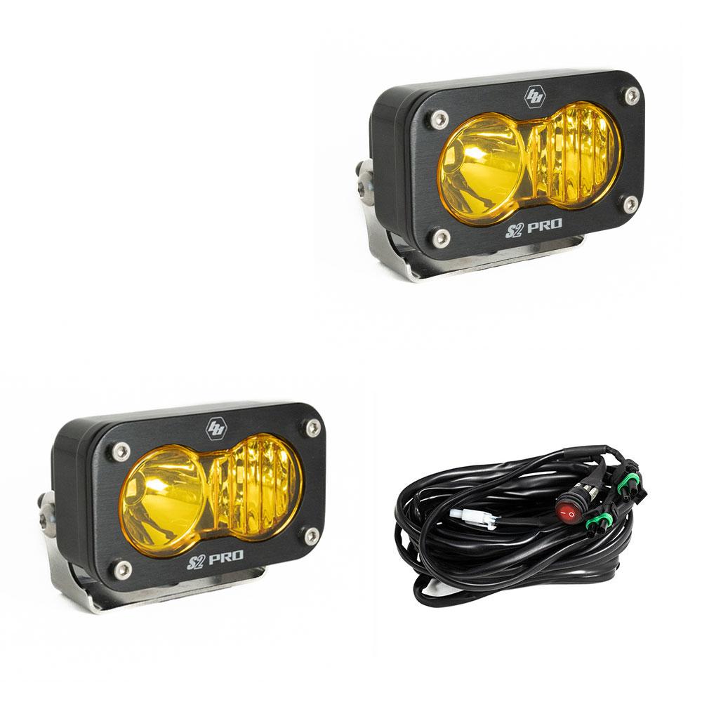 S2 Pro Pair Driving/Combo LED Amber Baja Designs