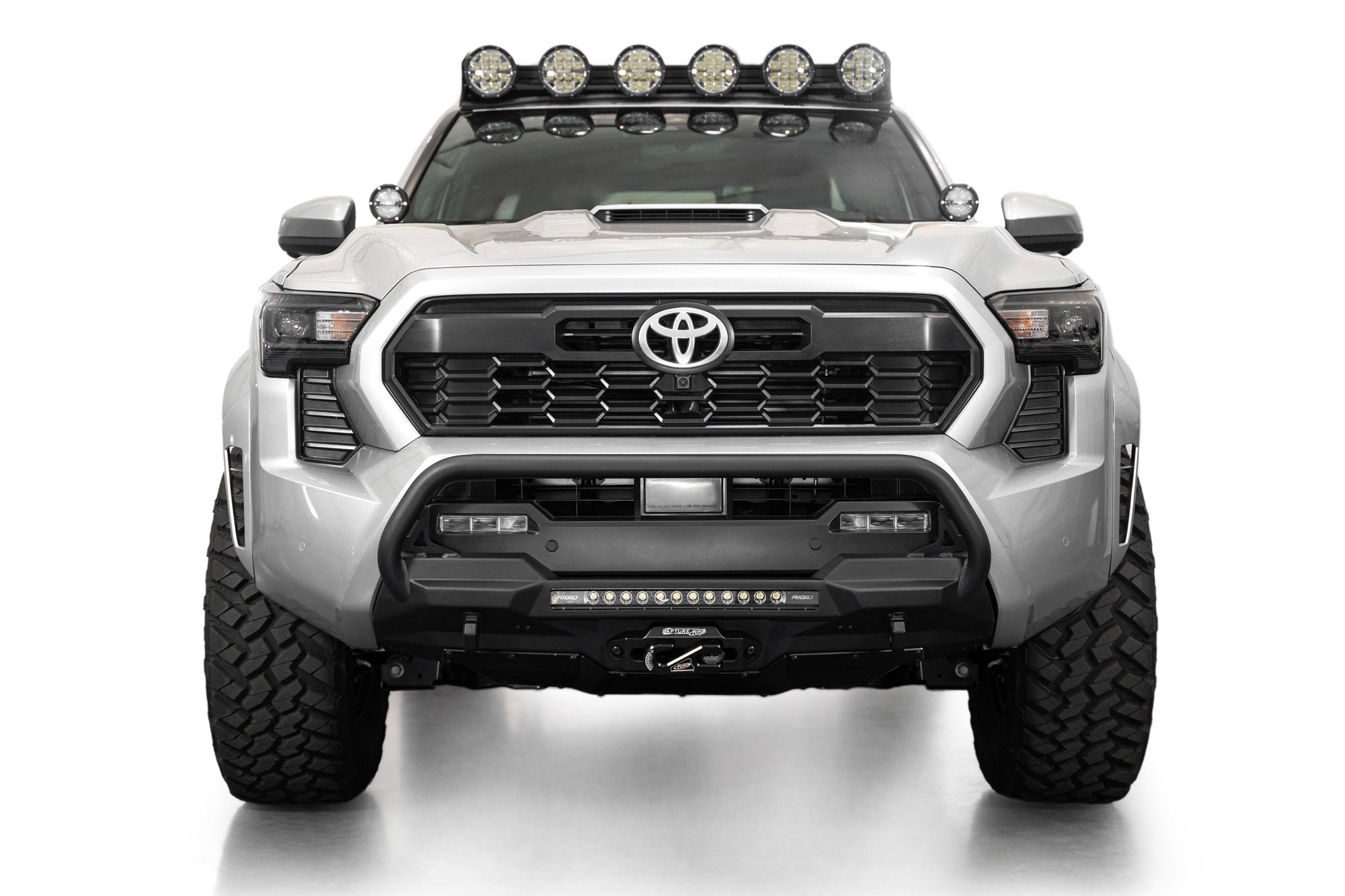 2024+ Toyota Tacoma Stealth Center Mount Winch Front Bumper with Top Hoop