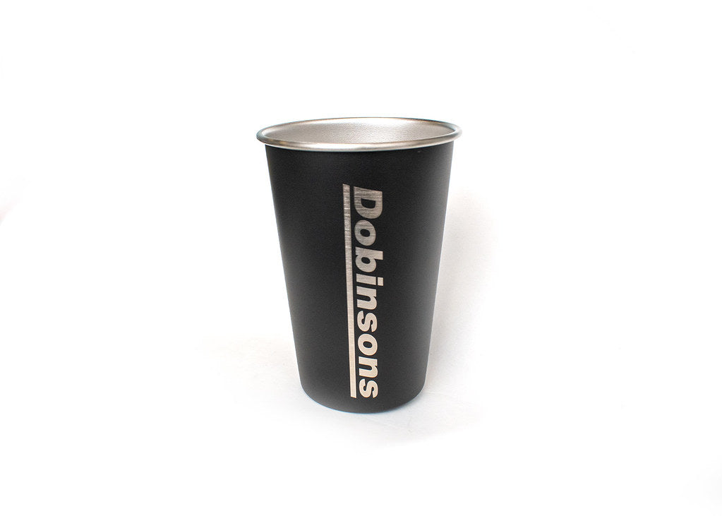 DOBINSONS BLACK SINGLE WALL 16oz CUP - PG00-2351