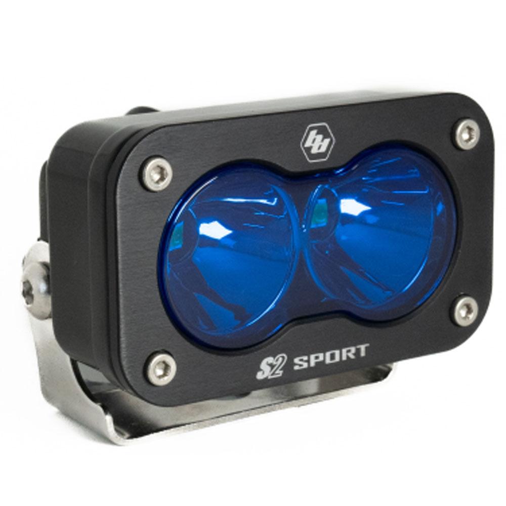 LED Work Light Blue Lens Spot Pattern S2 Sport Baja Designs