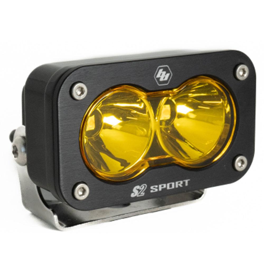 LED Work Light Amber Lens Spot Pattern Each S2 Sport Baja Designs