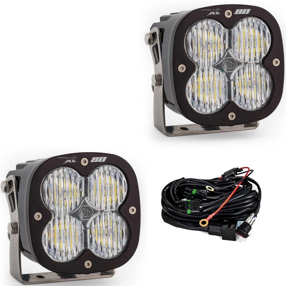 LED Light Pods Wide Cornering Pattern Pair XL80 Series Baja Designs