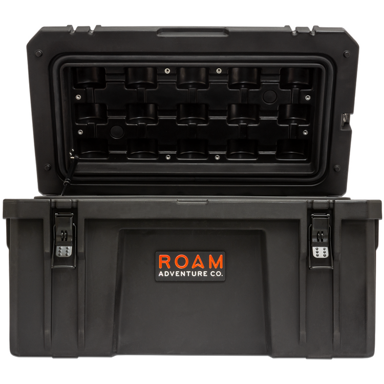 ROAM 82L Rugged Case - medium heavy-duty storage box shown in Black