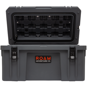 ROAM 82L Rugged Case - medium heavy-duty storage box shown in Slate