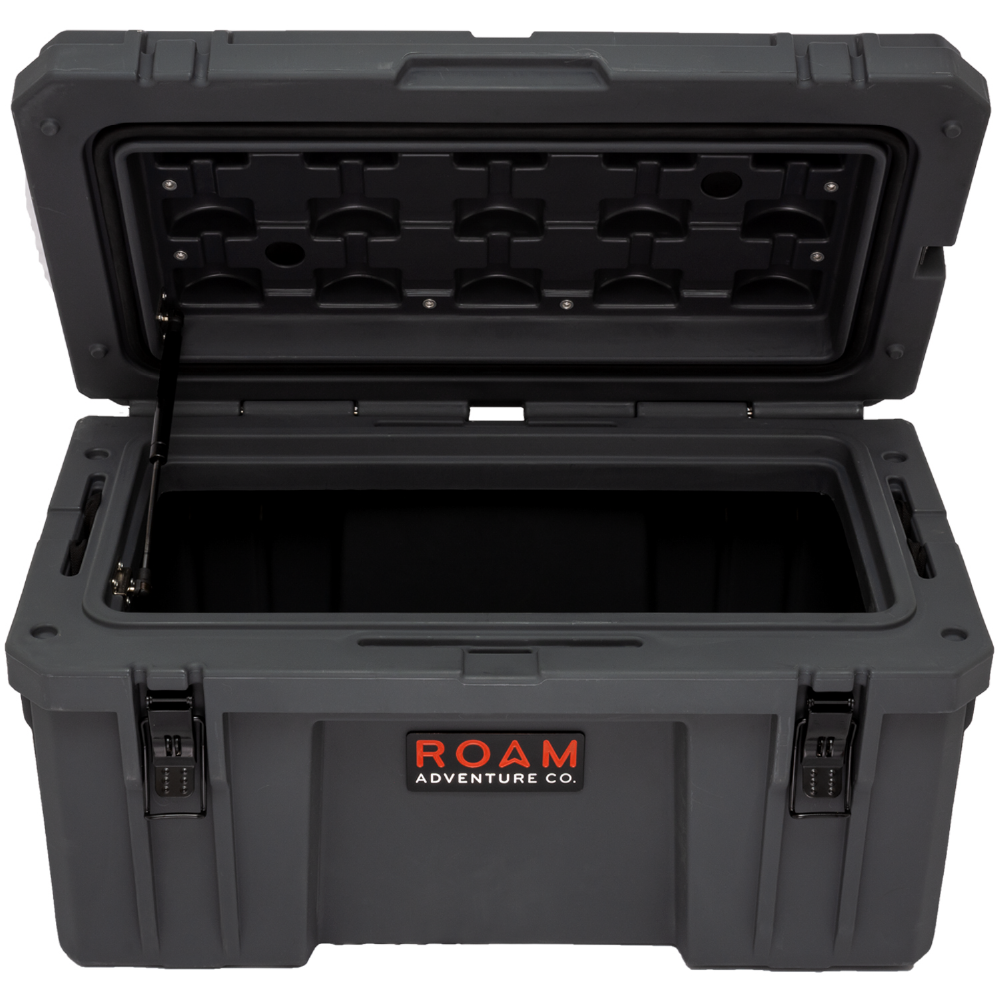 ROAM 82L Rugged Case - medium heavy-duty storage box shown in Slate