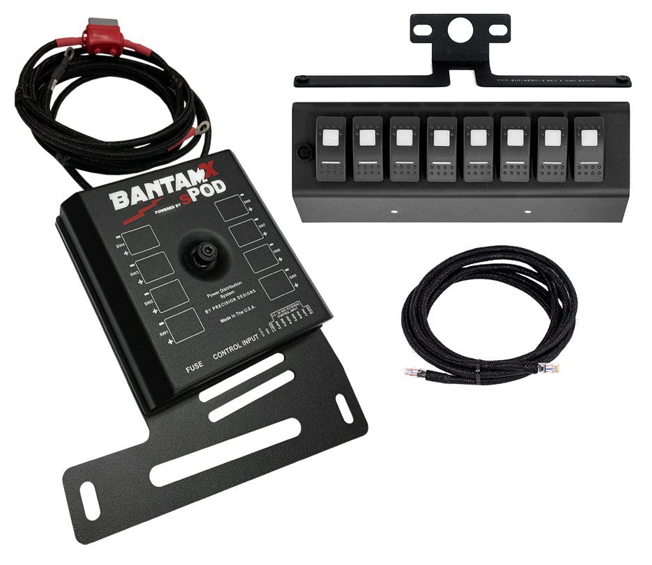 BantamX w/ Amber LED Switch panel for JK 2007-2008