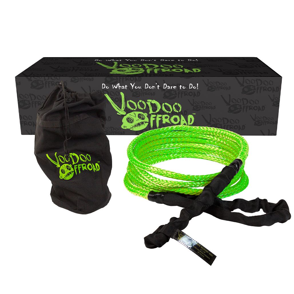 Voodoo Offroad 2.0 Santeria Series 1/2" x 20 ft Kinetic Recovery Rope for UTV - Green