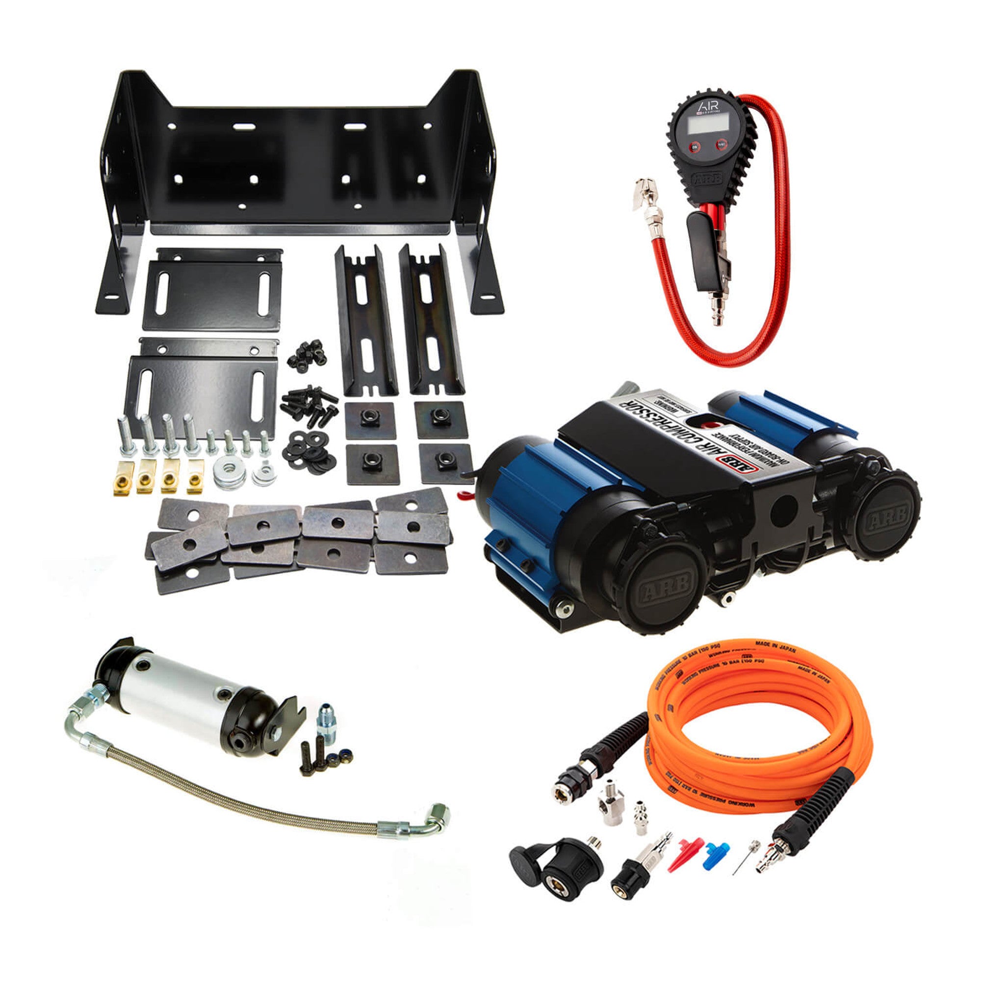 ARB USA Twin Motor Onboard 12V Air Compressor Kit