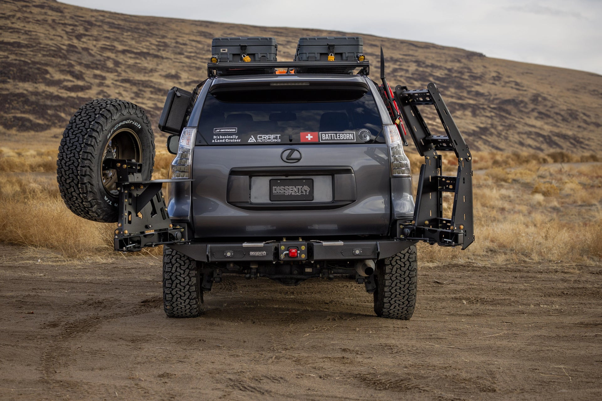 Dissent Off-Road Rear Modular Rear Bumper for 2010-2023 Lexus GX460