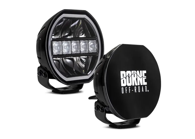 Borne Off-Road Universal Light Pair (2) 7” Round