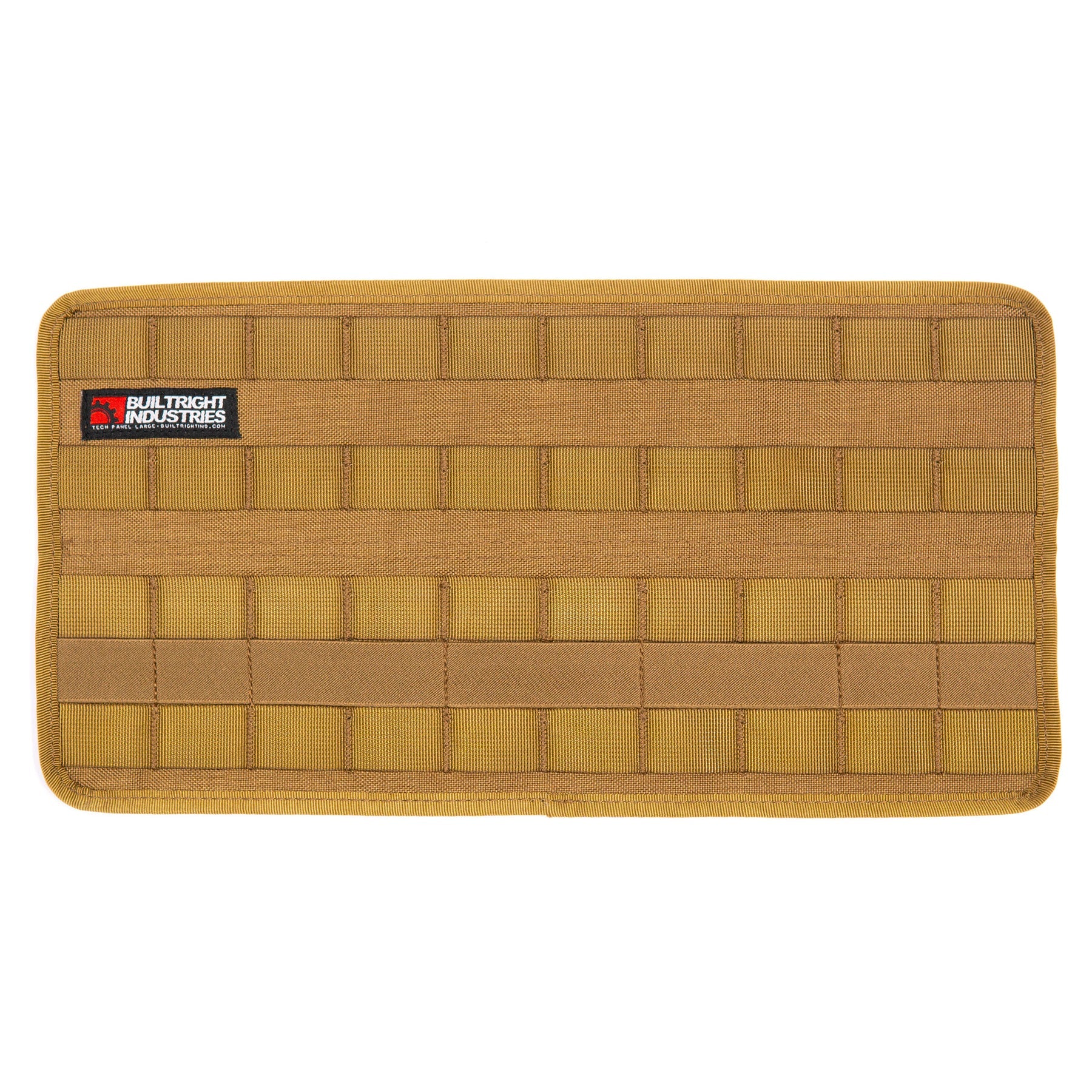 BUILTRIGHT VELCRO TECH PANEL - COYOTE TAN | LARGE (8" X 15.5")