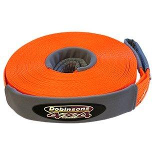 DOBINSONS ORANGE 65' LONG WINCH EXTENSION STRAP - 4500KG - WS80-3834