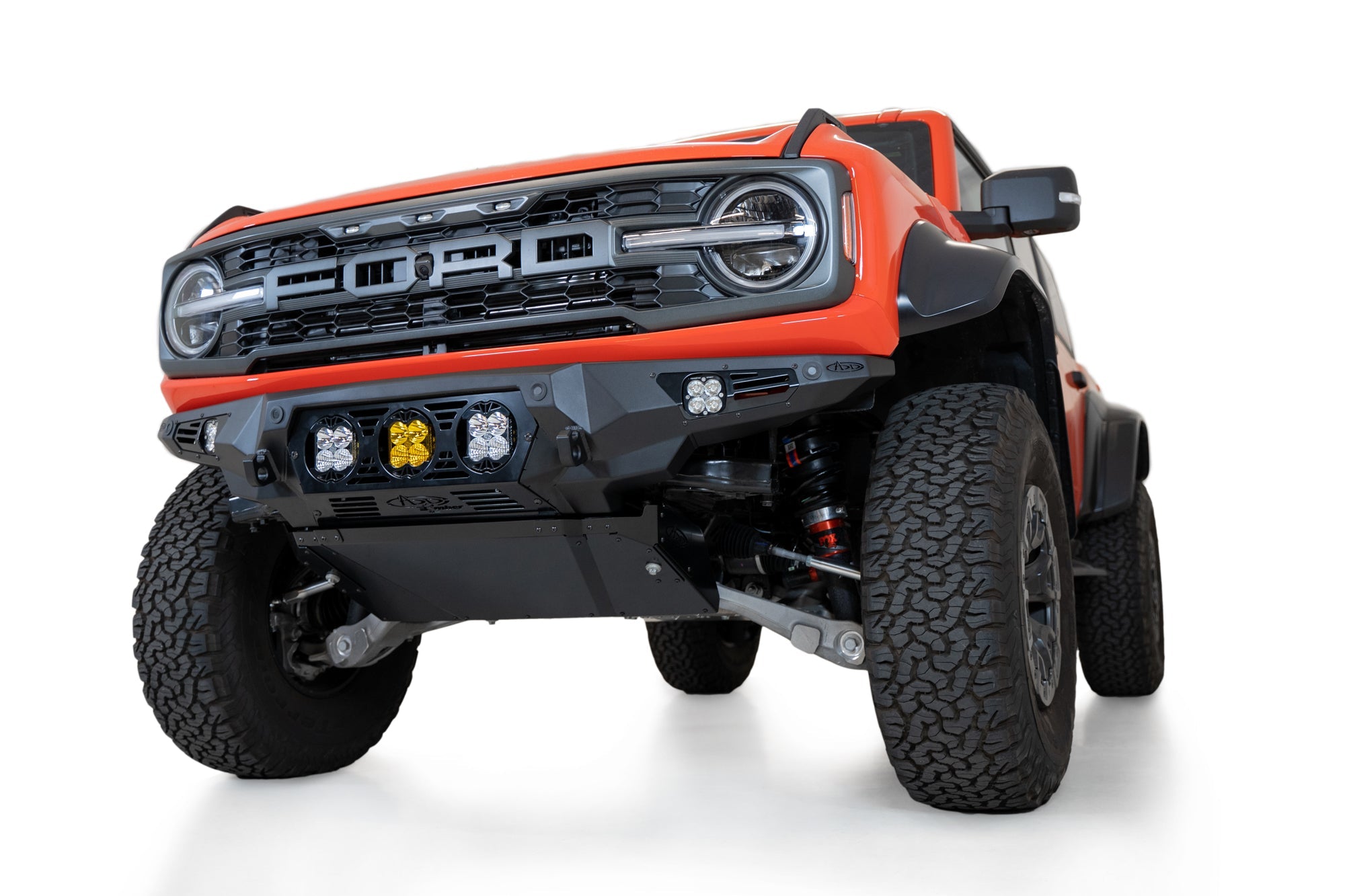 2022-2023 Bronco Raptor Front Skid Plate | Rock Fighter & Bomber Bumpers