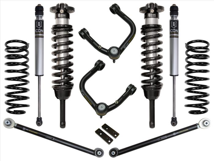 ICON Stage 3 Coilover Suspension Kit with Tubular UCA/TA for 2003-2009 Lexus GX470