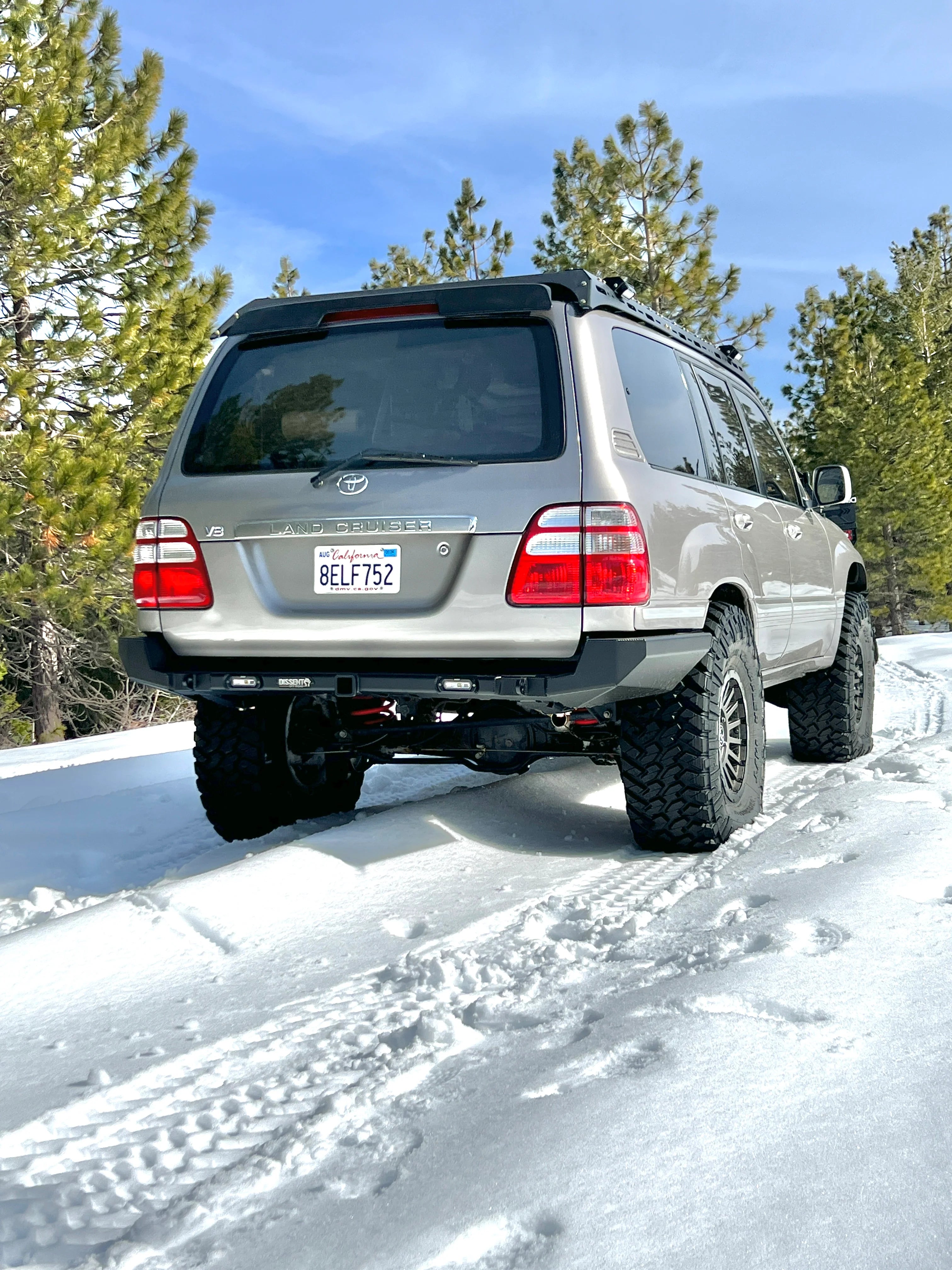 Dissent Off-Road Extreme Clearance Rear Bumper for Toyota 100 Series Land Cruiser