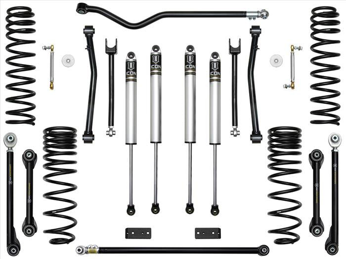 ICON Stage 5 Suspension Kit with Tubular UCA for 2020-Present Jeep Gladiator JT