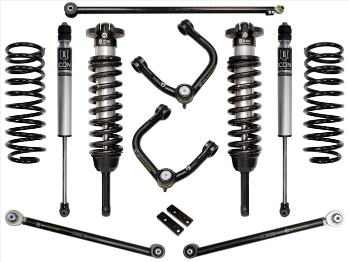 ICON Stage 3 Coilover Suspension Kit with Tubular UCA/TA for 2010-2023 Lexus GX460