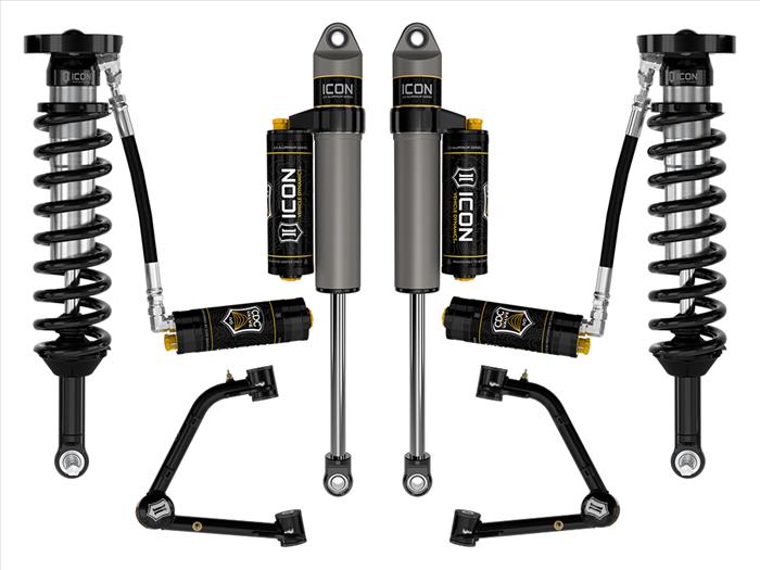 ICON Stage 5 Coilover Suspension System with Tubular UCA for 2023-2024 GM Colorado Canyon AT4 Denali Elevation Trail Boss