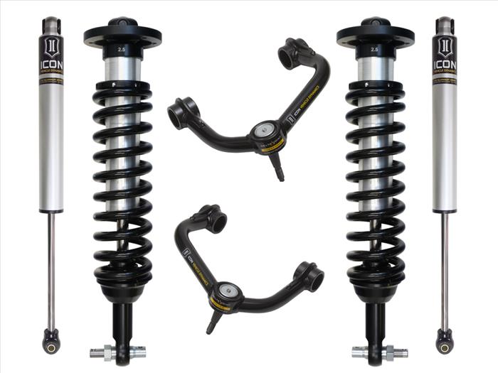 ICON Stage 2 Coilover Suspension Kit with Tubular UCA for 2015-2020 Ford F-150 2WD