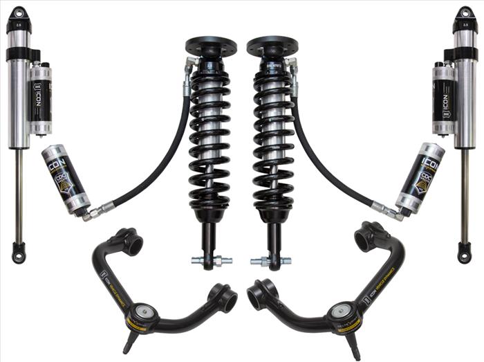 ICON Stage 5 Coilover Suspension Kit with Tubular UCA for 2015-2020 Ford F-150 2WD