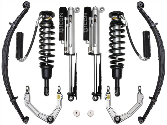 ICON Stage 3 Coilover Suspension Kit with Leaf Springs and Billet UCA for 2017-2020 Ford Raptor