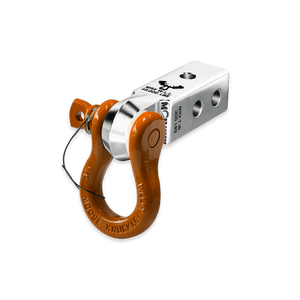 B'oh 3/4 Pin Shackle & 2.0 Receiver (Atomic Silver and Obscene Orange Combo)