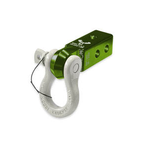 B'oh 3/4 Pin Shackle & 2.0 Receiver (Bean Green and Pure White Combo)