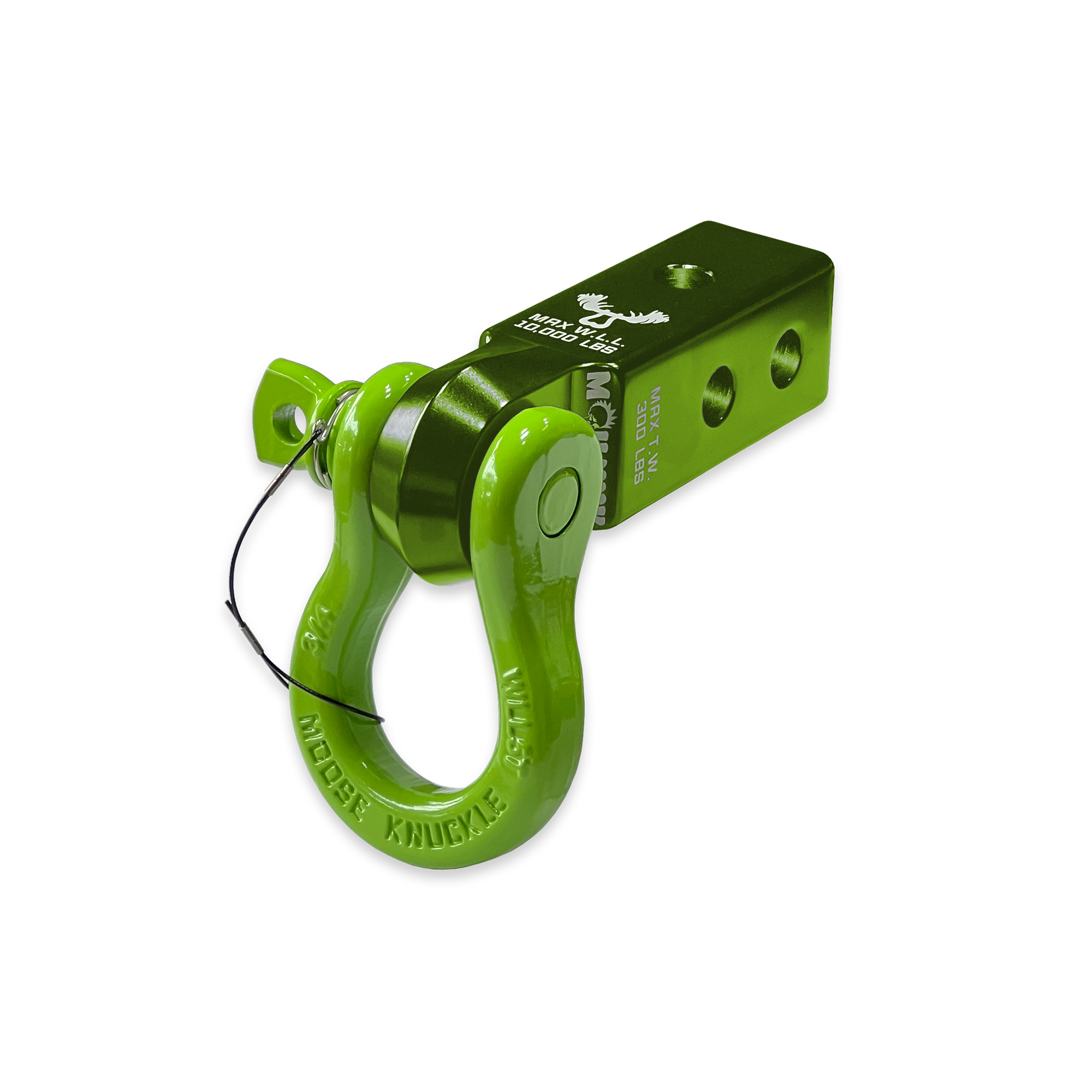 B'oh 3/4 Pin Shackle & 2.0 Receiver (Bean Green and Sublime Green Combo)