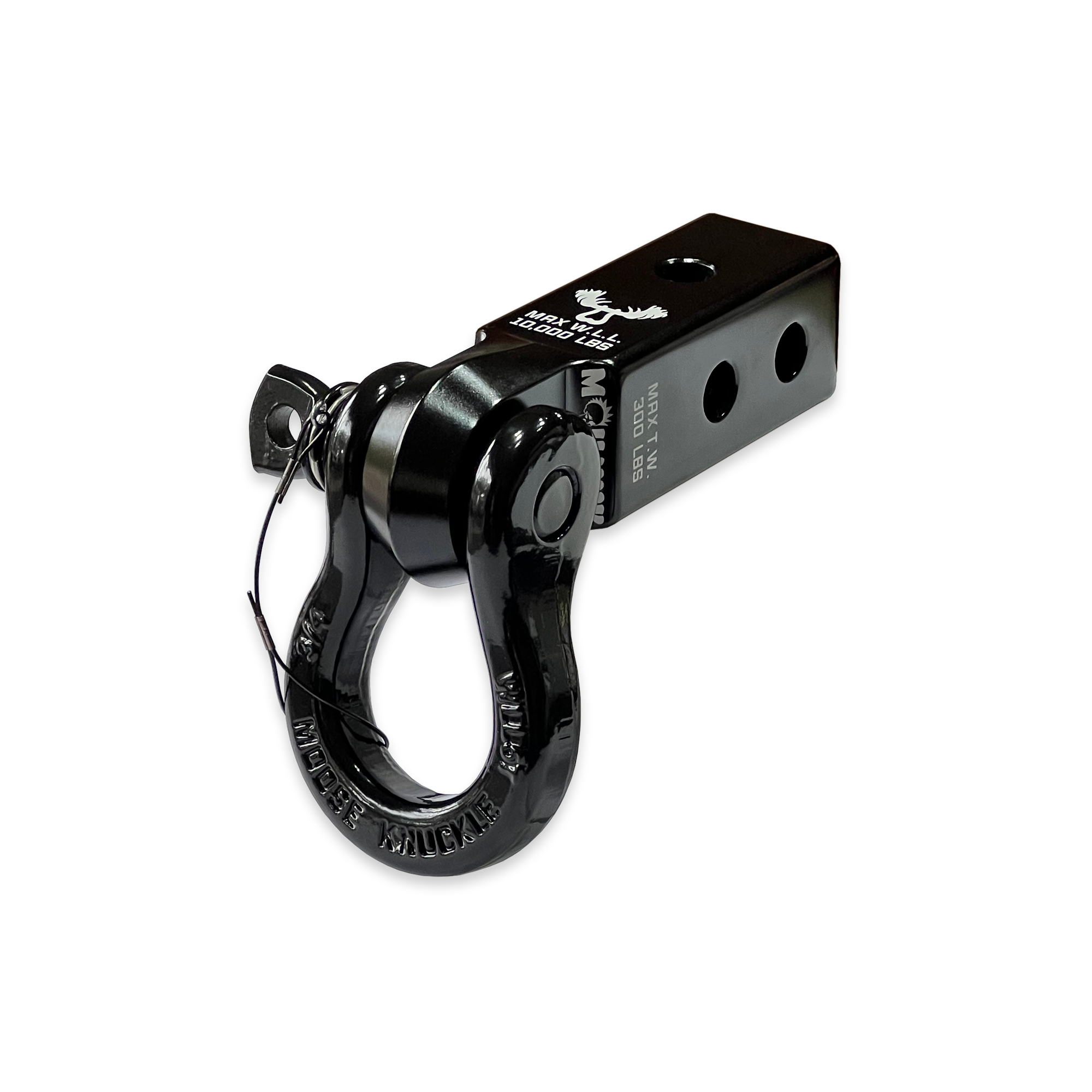 B'oh 3/4 Pin Shackle & 2.0 Receiver (Black Lung and Black Hole Combo)