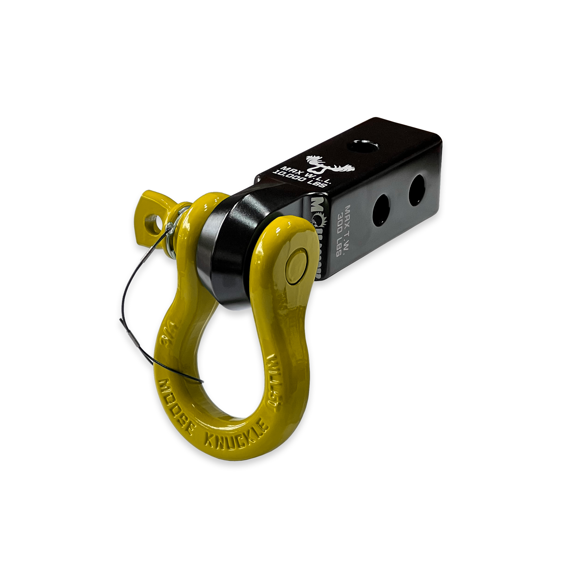 B'oh 3/4 Pin Shackle & 2.0 Receiver (Black and Yellow Combo)