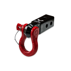 B'oh 3/4 Pin Shackle & 2.0 Receiver (Black and Red Combo)