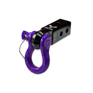 B'oh 3/4 Pin Shackle & 2.0 Receiver (Black and Purple Combo)