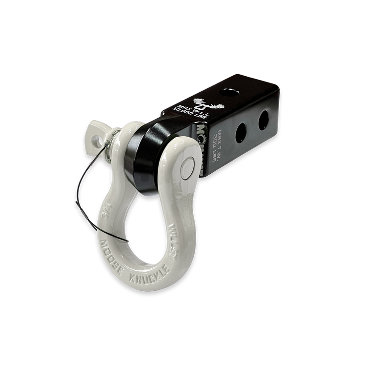 B'oh 3/4 Pin Shackle & 2.0 Receiver (Black and White Combo)