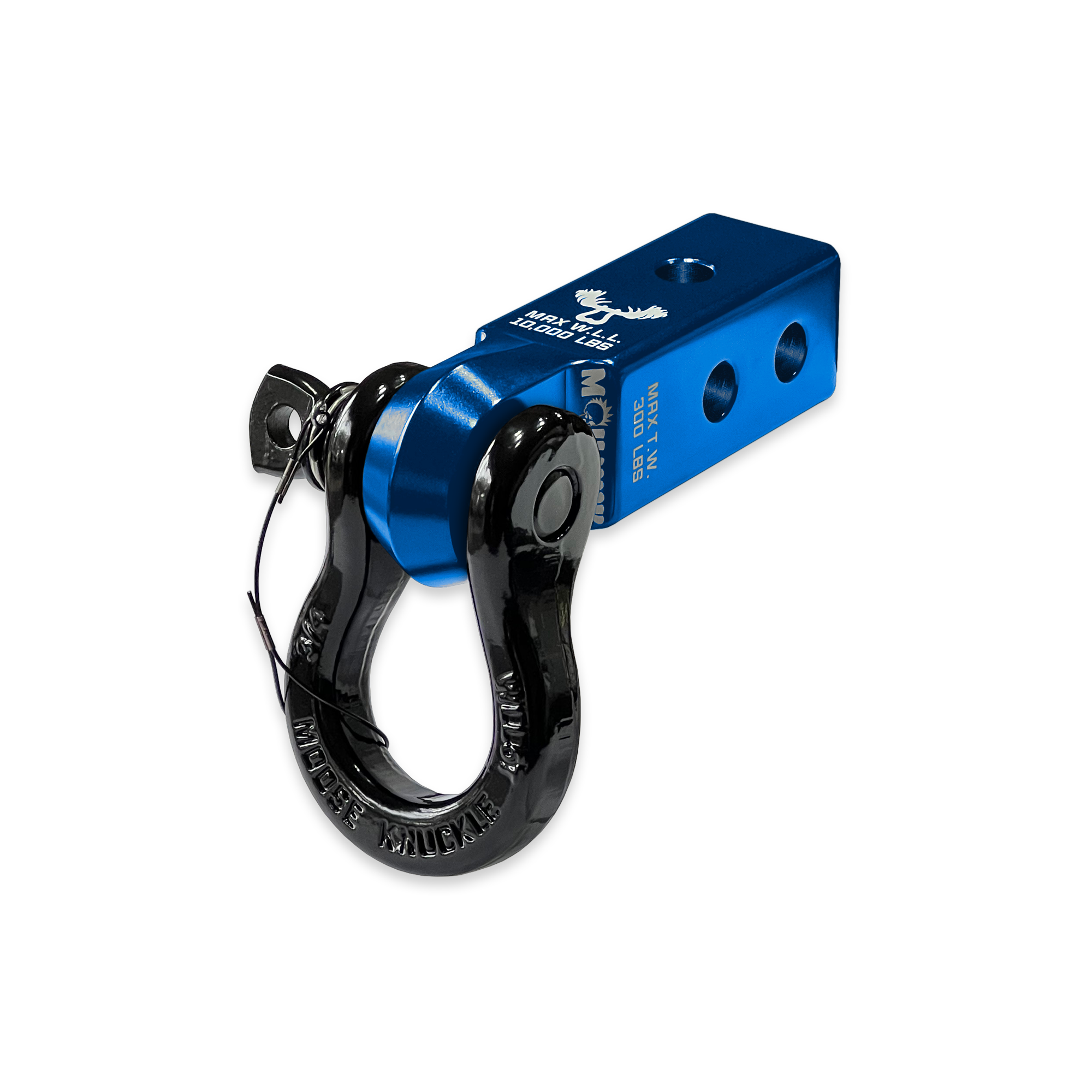 B'oh 3/4 Pin Shackle & 2.0 Receiver (Blue Pill and Black Hole Combo)