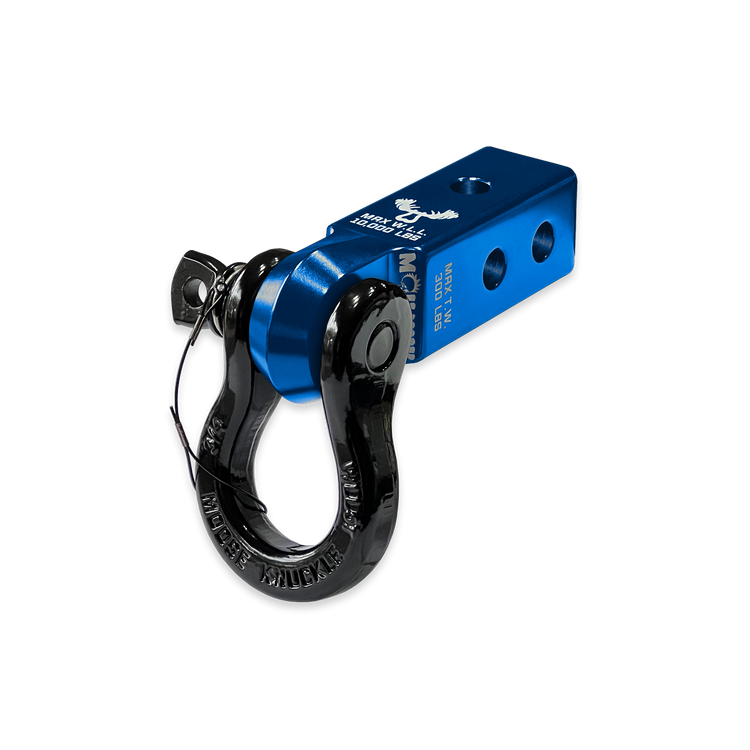 B'oh 3/4 Pin Shackle & 2.0 Receiver (Blue Pill and Black Hole Combo)