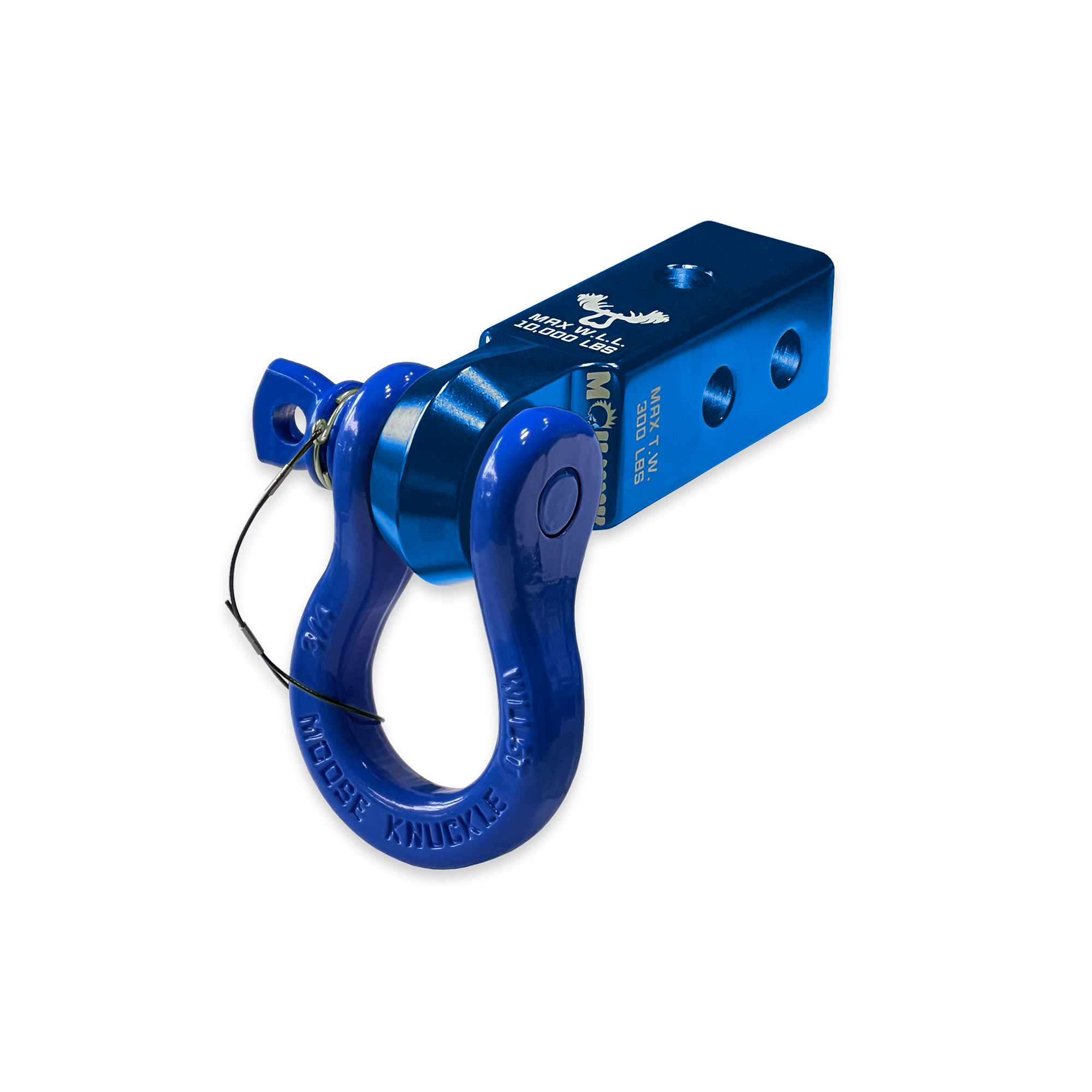 B'oh 3/4 Pin Shackle & 2.0 Receiver (Blue Pill and Blue Balls Combo)