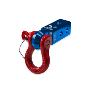 B'oh 3/4 Pin Shackle & 2.0 Receiver (Blue Pill and Flame Red Combo)