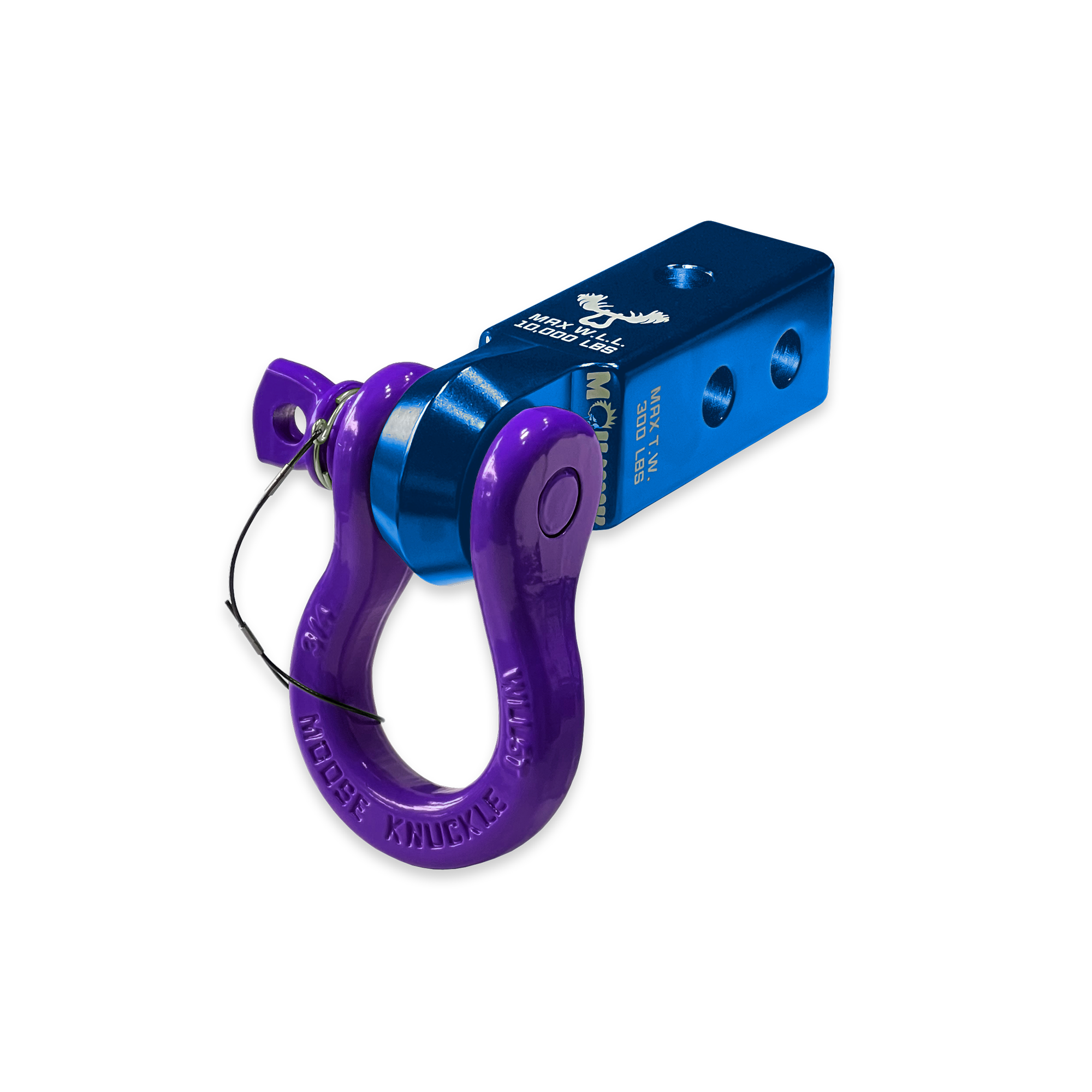 B'oh 3/4 Pin Shackle & 2.0 Receiver (Blue Pill and Grape Escape Combo)