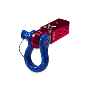 B'oh 3/4 Pin Shackle & 2.0 Receiver (Red Rum and Blue Balls Combo)