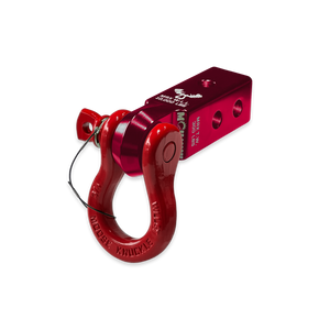 B'oh 3/4 Pin Shackle & 2.0 Receiver (Red Rum and Flame Red Combo)