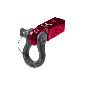 B'oh 3/4 Pin Shackle & 2.0 Receiver (Red Rum and Gun Gray Combo)