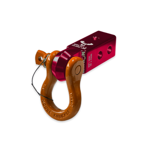 B'oh 3/4 Pin Shackle & 2.0 Receiver (Red Rum and Obscene Orange Combo)